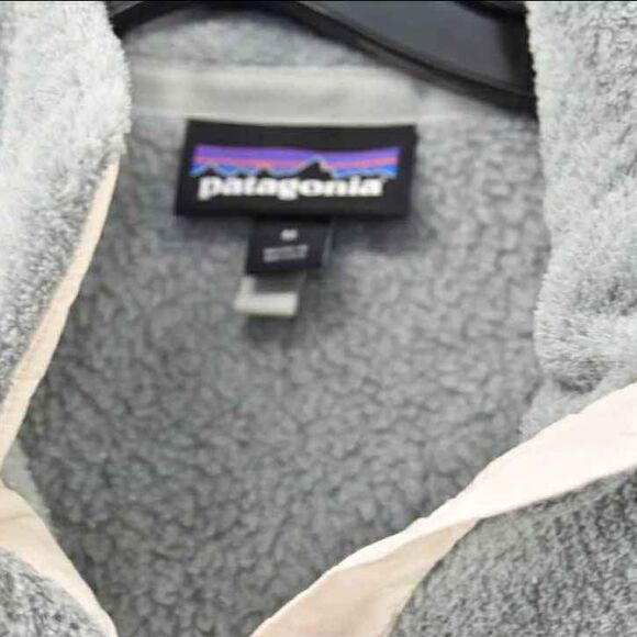Patagonia Women's Gray 1/4 Button Synchilla Snap T Pullover Fleece Size M - Picture 2 of 8